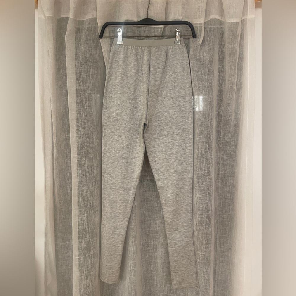 NWT RARE Wardrobe.NYC Grey Hailey Beiber Front Slit Leggings - Picture 8 of 9